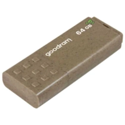 Abbildung von goodram USB Speicherstick mit 64GB UME3 Eco Frienly 3.0 DatenSpeicherung Pen Drive Lesegeschwindigkeit bis zu 60 MBs Memory Stick Flash Laufwerk Plastikgehäuse Biologisch Abbaubar