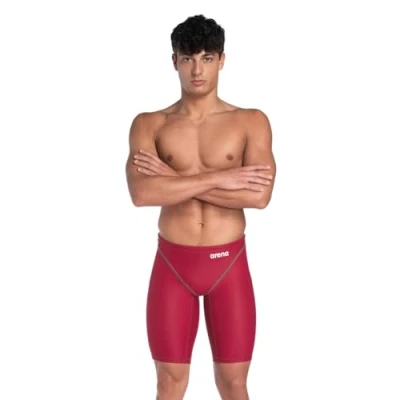 Abbildung von arena Powerskin ST Next Badehose für Herren, FINA zugelassene Badehose, Schwimmhose Herren aus Recyceltem Material, Gefütterte