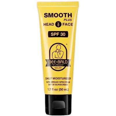 Abbildung von Bee Bald SMOOTH PLUS Tägliche Feuchtigkeitscreme und Breitband Sonnenschutz mit LSF 30 Strafft, Hydratisiert Schützt Ihre Haut (1.7 fl. oz.)
