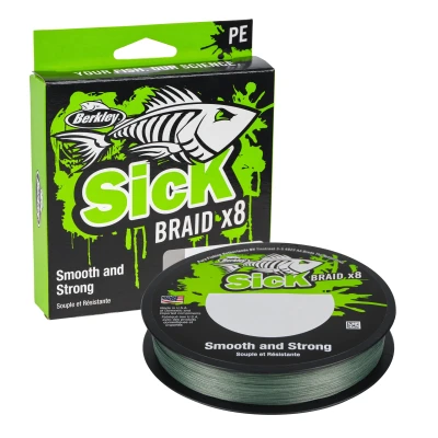 Abbildung von Berkley Sick Geflochtene Schnur Moosgrün 2000m 0.10mm (7.5kg)