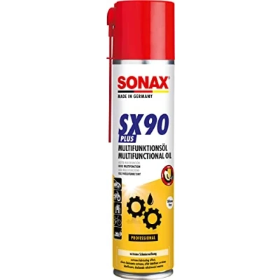Abbildung von SONAX SX90 Multifunktionsöl (400 ml) für alle Zwecke wie Rostlöser, Schmiermittel, Korrosionsschutz &amp; Kriechöl Art Nr. 04743000