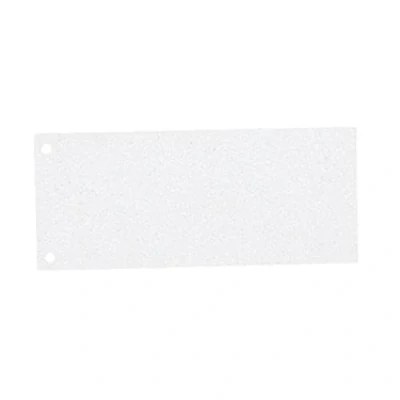 Abbildung von Leitz Esselte Trennstreifen aus Karton, 1/3 A4, 100 Stück, Überbreite, Weiß, 100% recyceltes Papier, 20998