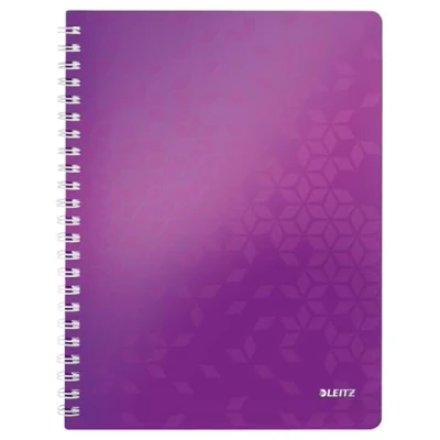Abbildung von Leitz 46380062 Kollegblock WOW, A4, PP, kariert, holzfrei, 80 Blatt, violett