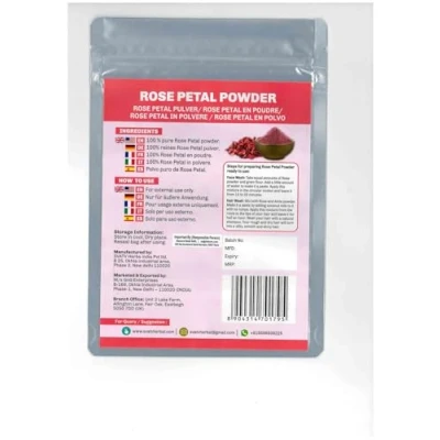Abbildung von SVATV Rosenblüten Pulver II Rose Petal Powder Natürliche Gesichtspackungen Und Gesichtsmaskenformulierungen Nährt Peelings Macht Die Haut Weich Entgiftet 227g