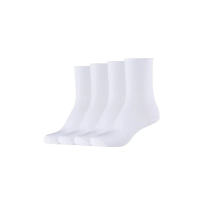Abbildung von s.Oliver Online Silky Touch 4 PACK Socken, Damen, Größe: 35 38, White