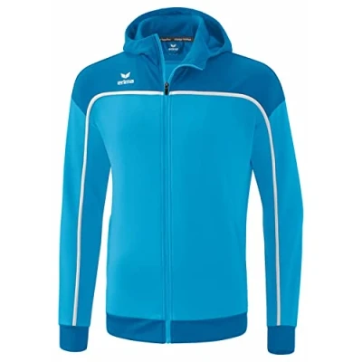 Abbildung von Erima Herren „CHANGE by erima&quot; Trainingsjacke mit Kapuze, curacao/mykonos/weiß, S