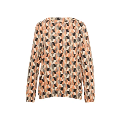 Abbildung von s.Oliver Relaxedfitlangarm Langarmshirt, Damen, Größe: 38, Mango