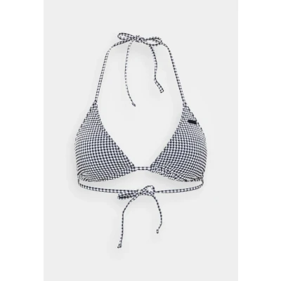 Abbildung von Roxy Gingham TIKI Bikinitop, Damen, Größe: XS, Anthracite