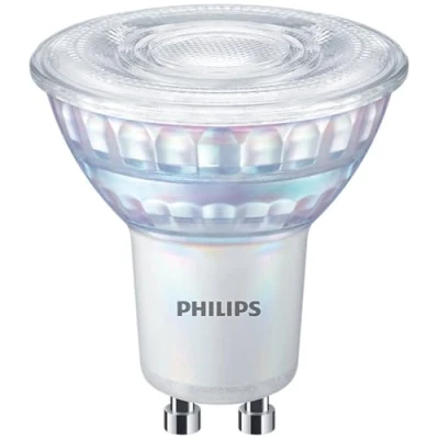 Abbildung von Philips LED Classic GU10 Lampen Warm Glow 2 er Pack (35 W), dimmbare Reflektor Spots mit warmweißem Licht, energiesparende langer Nutzlebensdauer