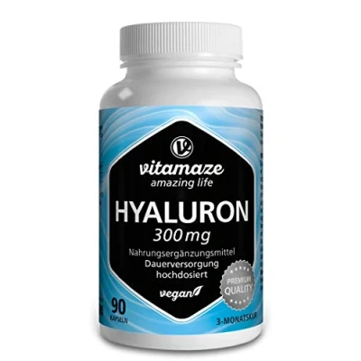 Abbildung von Vitamaze HYALURONSÄURE 300 mg hochdosiert vegan