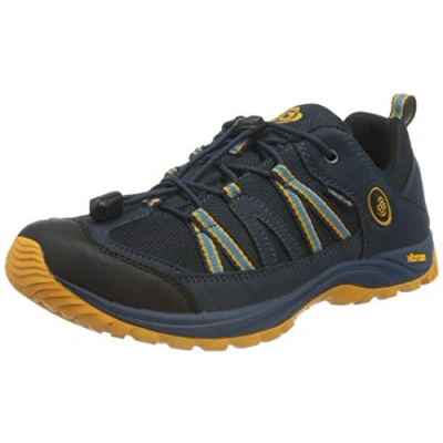 Abbildung von Brütting Unisex Kinder Ohio Low Trekking &amp; Wanderhalbschuhe, Marine Orange Blau, 36 EU