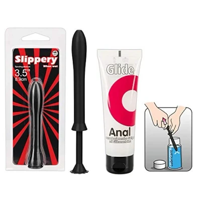 Abbildung von Anal Set „Lückenfüller“ mit Gleitgel und Applikator