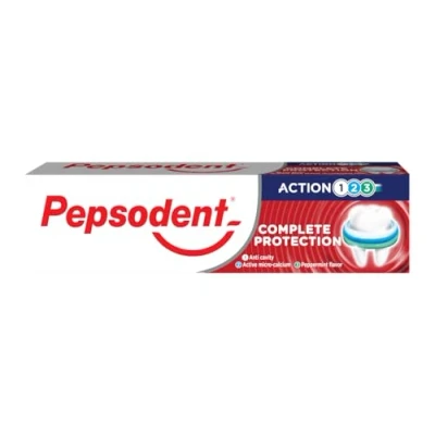 Abbildung von Pepsodent Vollständiger Schutz Zahnpasta mit Fluor und Kalzium zur Verteidigung von Karies den ganzen Tag 75 ml
