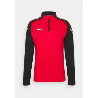 Abbildung von JAKO ZIP Performance Langarmshirt, Herren, Größe: 52/54, Rot/schwarz