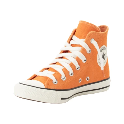 Abbildung von Converse Chuck Taylor ALL STAR Sneaker high, Damen, Größe: 36.5, Pennant orange/egret/black Veloursleder