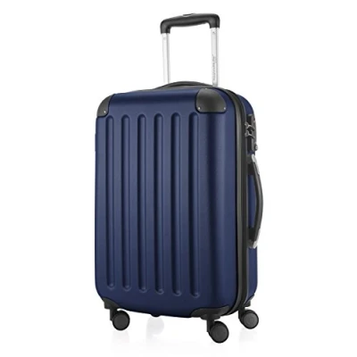 Abbildung von HAUPTSTADTKOFFER SPREE Handgepäck Hartschalen Koffer Trolley Rollkoffer Reisekoffer, 4 Doppel Rollen, 55 cm, 42 L, Burgund