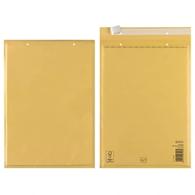 Abbildung von Herlitz 793604 Luftpolstertasche G braun 10er haftklebend (Trifix)