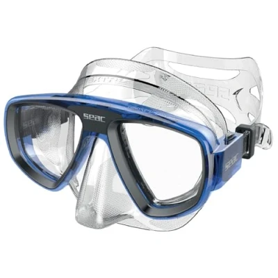 Abbildung von Seac Extreme50, Tauch und Speerfischermaske mit optionalen optischen Gläsern