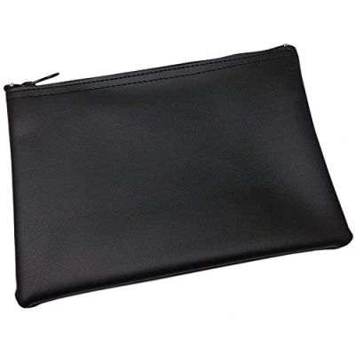 Abbildung von XL BANKTASCHE BANKMAPPE GELDMAPPE Geldtasche BÖRSE Bank ETUI SCHWARZ