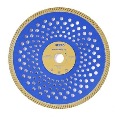 Abbildung von HERZO Professional Diamanttrennscheibe 230 mm, Premium Diamant Trennscheibe für Fliese und Feinsteinzeug