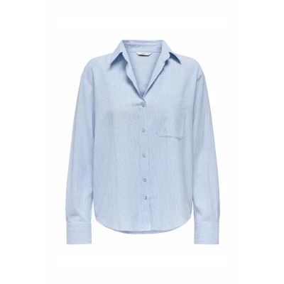 Abbildung von ONLY Onlalina Hemdbluse, Damen, Größe: XS, Cashmere blue