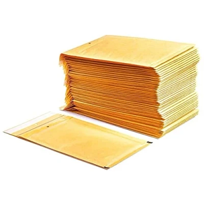Abbildung von Gepolsterte Umschläge aus Polyethylen Innenpolster, Farbe Braun, Versandtaschen mit Kapazität für Dokumente einer maximalen Fläche (5 Umschläge, 200 x 270 mm)