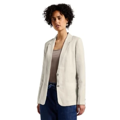 Abbildung von Street One Damen A212494 Langer Leinenblazer, Moonstone Sand, 38