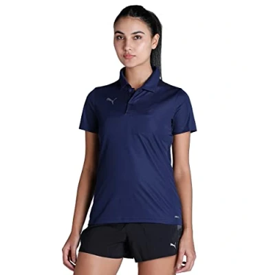 Abbildung von puma Teamliga Sideline Poloshirt, Damen, Größe: Small, Peacoat white