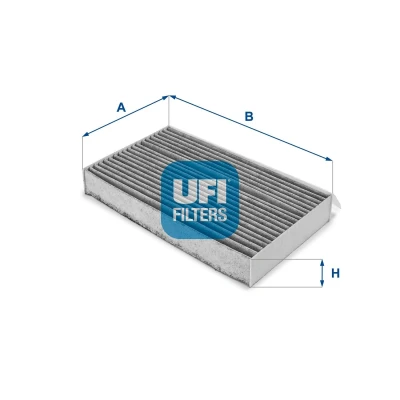 Abbildung von UFI 54.217.00 Innenraumfilter Aktivkohlefilter 149 259 35 RENAULT: MEGANE 3 Grandtour, 3, Coupe, AUDI: A3 Convertible