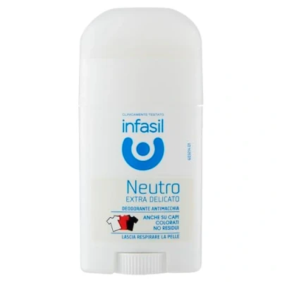 Abbildung von Infasil Deodorant Stick Neutro Extra schonend, fleckenabweisende Formel ohne Aluminiumsalze, effektiv bis zu 24 Stunden, 50 ml
