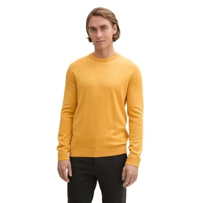 Abbildung von TOM TAILOR Herren Strickpullover mit Crewneck