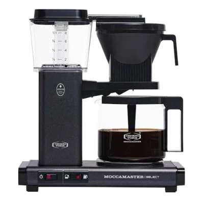 Abbildung von Moccamaster KBG Select, Kaffeekanne mit filter, Filterkaffeemaschine, Stone Grey, 1.25 Liter