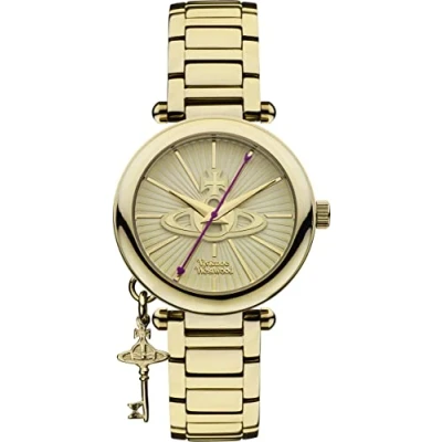Abbildung von Vivienne Westwood Damen Armbanduhr Kensington II Analog Quarz Edelstahl VV006KGD