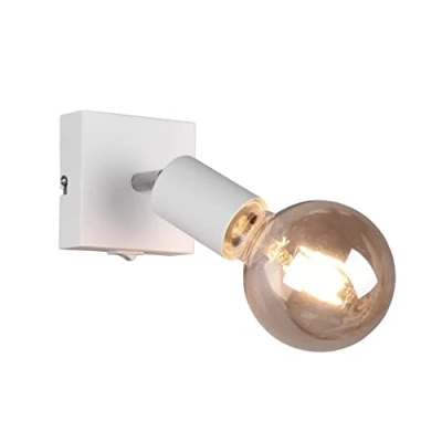 Abbildung von Reality Leuchten Wandspot Vannes R80181731, Metall Weiß matt, exklusiv 1x E27