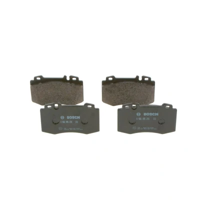Abbildung von BOSCH 0 986 495 278 Bremsbelagsatz Low Metallic mit Montageanleitung MERCEDES BENZ: ML Class, S Class Coupe, Saloon