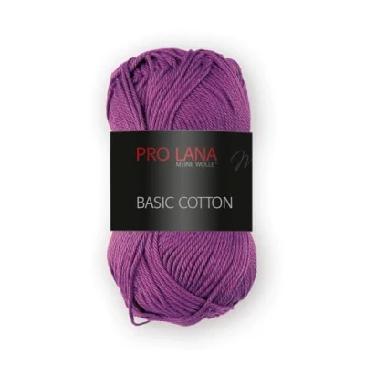 Abbildung von Pro Lana Basic Cotton ca. 125 m 50 g (0045 Lila)