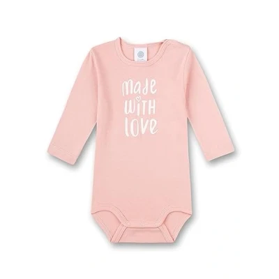 Abbildung von Sanetta Langarm Body für Kinder, Größe: 80, Rosa
