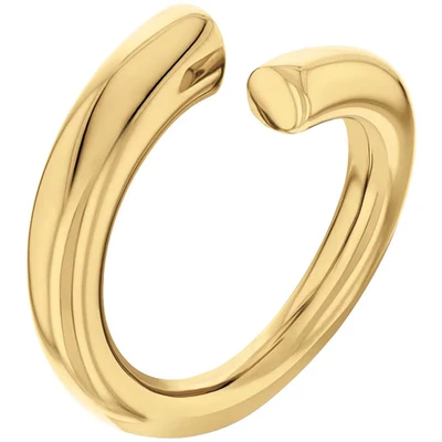Abbildung von Calvin Klein Spiral Ring goldcoloured, Damen, Größe: 54, Gold coloured