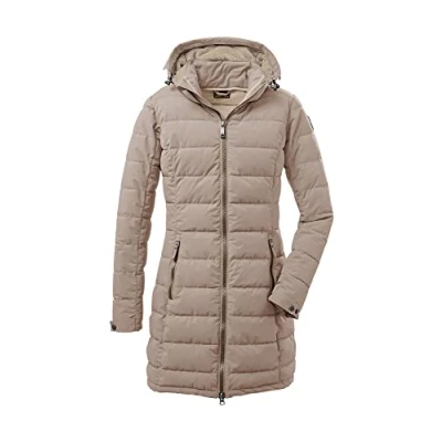 Abbildung von killtec Damen Gw 13 Wmn Qltd Prk Funktionsparka/Steppparka Mit Abzippbarer Kapuze, Aquaverde, 36 EU