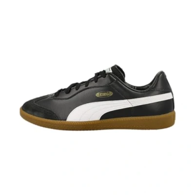 Abbildung von Puma KING 21 IT Fußballschuh Halle, Herren, Größe: 39, Black/white Schuhe