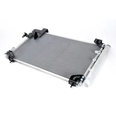 Abbildung von NISSENS 940020 Klimakondensator mit Trockner Aluminium 590 R 134a TOYOTA: Corolla Verso, Avensis II Station Wagon