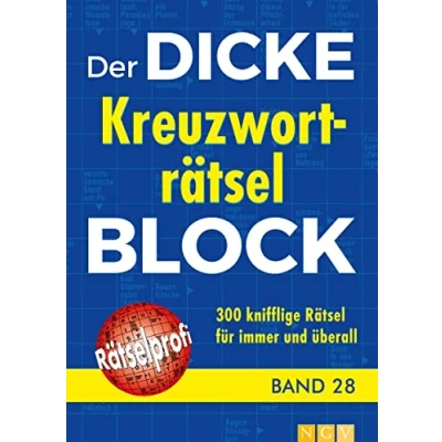 Abbildung von Der dicke Kreuzworträtsel Block Band 28: 300 knifflige Rätsel für immer und überall
