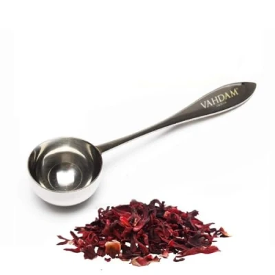 Abbildung von VAHDAM, Perfect Serve Teelöffel 18/8 Edelstahl Perfekter Messlöffel Zum Aufbrühen Von 1 Tasse Losem Blatttee Tee Zubehör, Geschenk Für Teeliebhaber