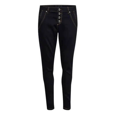 Abbildung von Cream Crsandy Baiily FIT Jeans Relaxed Fit, Damen, Größe: 34, Rinse dark blue denim