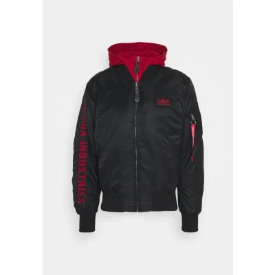Abbildung von Alpha Industries Übergangsjacke, Herren, Größe: XXL, Black/red