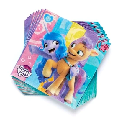 Abbildung von Amscan 9911891 Servietten My Little Pony 16 Stk. 33 x cm Mehrfarbig
