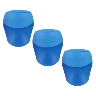 Abbildung von KUM AZ103.63.16 B Anspitzer mit Behälter Pencil Pal M2, blau, 3er Multipack, Doppel Behälterspitzer