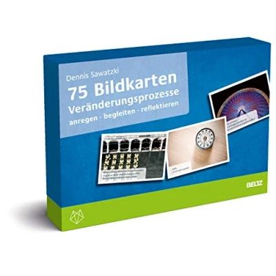 Abbildung von 75 Bildkarten Veränderungsprozesse: anregen begleiten reflektieren. Mit 32 seitigem Booklet. Bild und Textimpulse (Coachingkarten)
