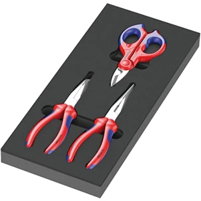 Abbildung von Wera 05150181001 9781 Schaumstoffeinlage, KNIPEX Zangen Set 2, 3 teilig