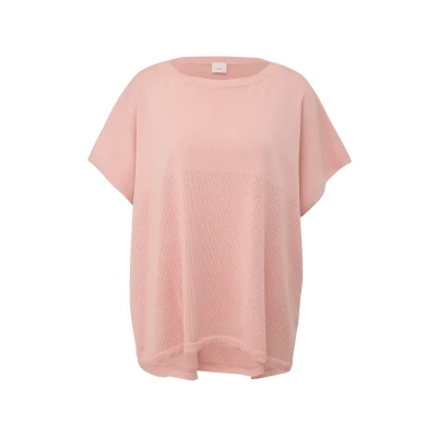 Abbildung von s.Oliver Poncho AUS Tshirt basic, Damen, Größe: One Size, Rosa